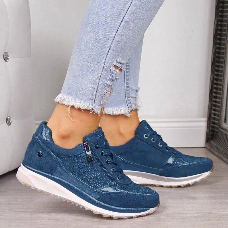 SUKIE | ZIP DETAIL COMFORT TRAINERS
