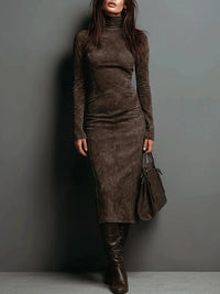 SELWYNNE | HIGH-NECK MAXI DRESS