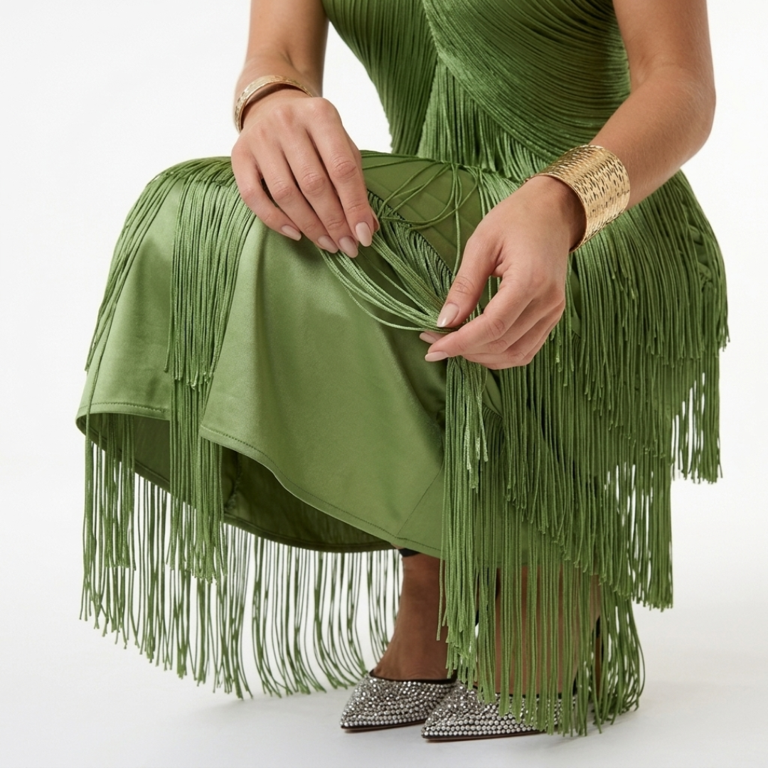 LIORA™ | Long Sleeve Midi Dress
