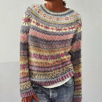 Loretta - Retro Scandinavian knitted sweater