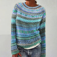 Diane - Retro Scandinavian knitted sweater