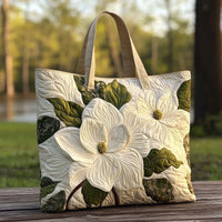 Handcrafted Bag | Elegant White Lilies