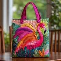 Handcrafted Bag | Rainbow Flamingo