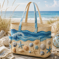 Céleste | Ocean Treasures Quilted Tote Bag