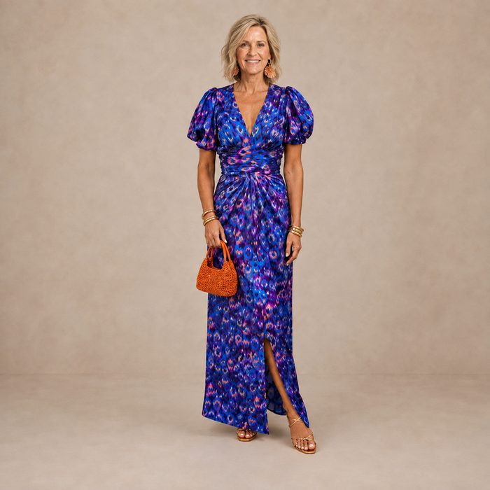 TORA™ – ELEGANT DRESS WITH PLEATED SLEEVES