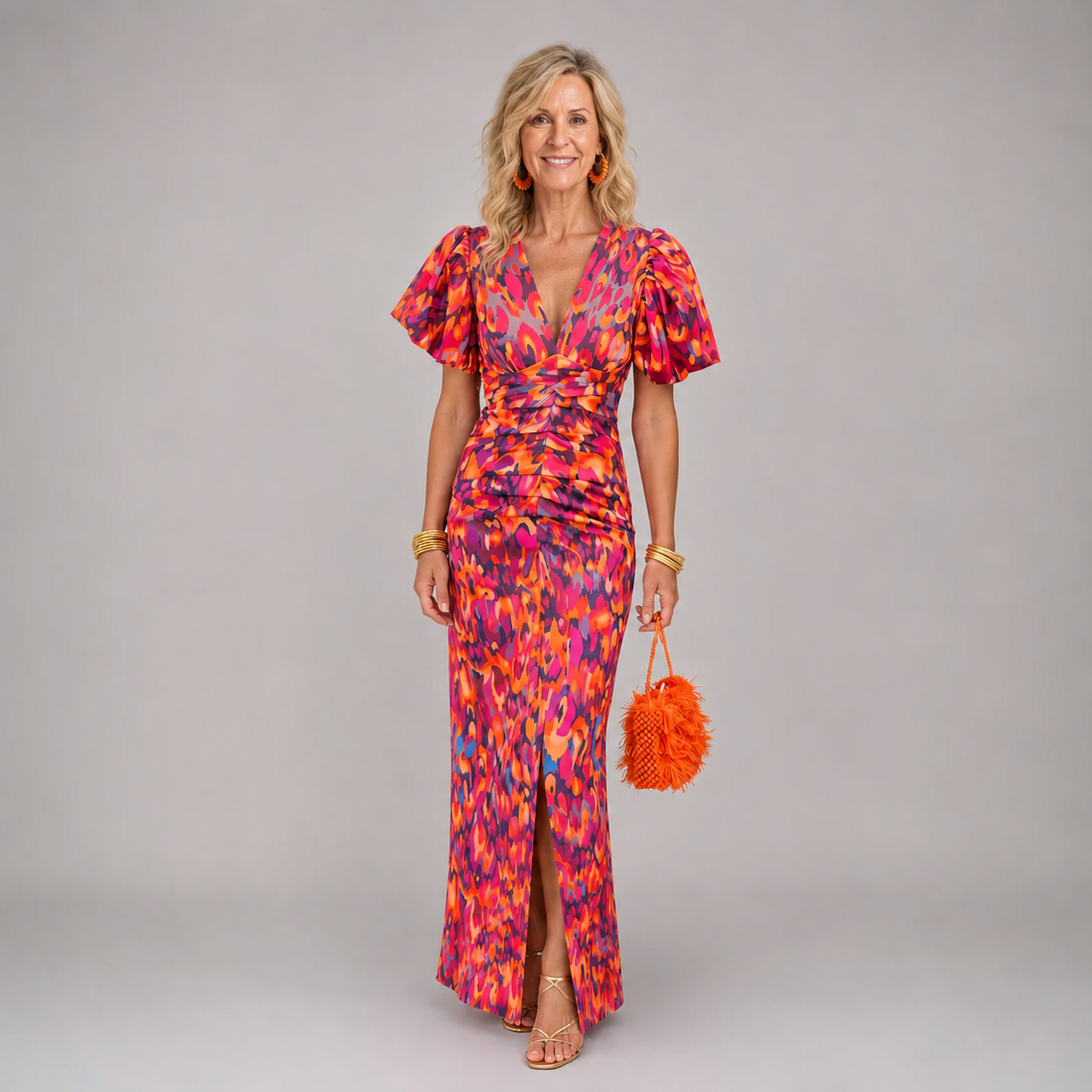 TORA™ – ELEGANT DRESS WITH PLEATED SLEEVES