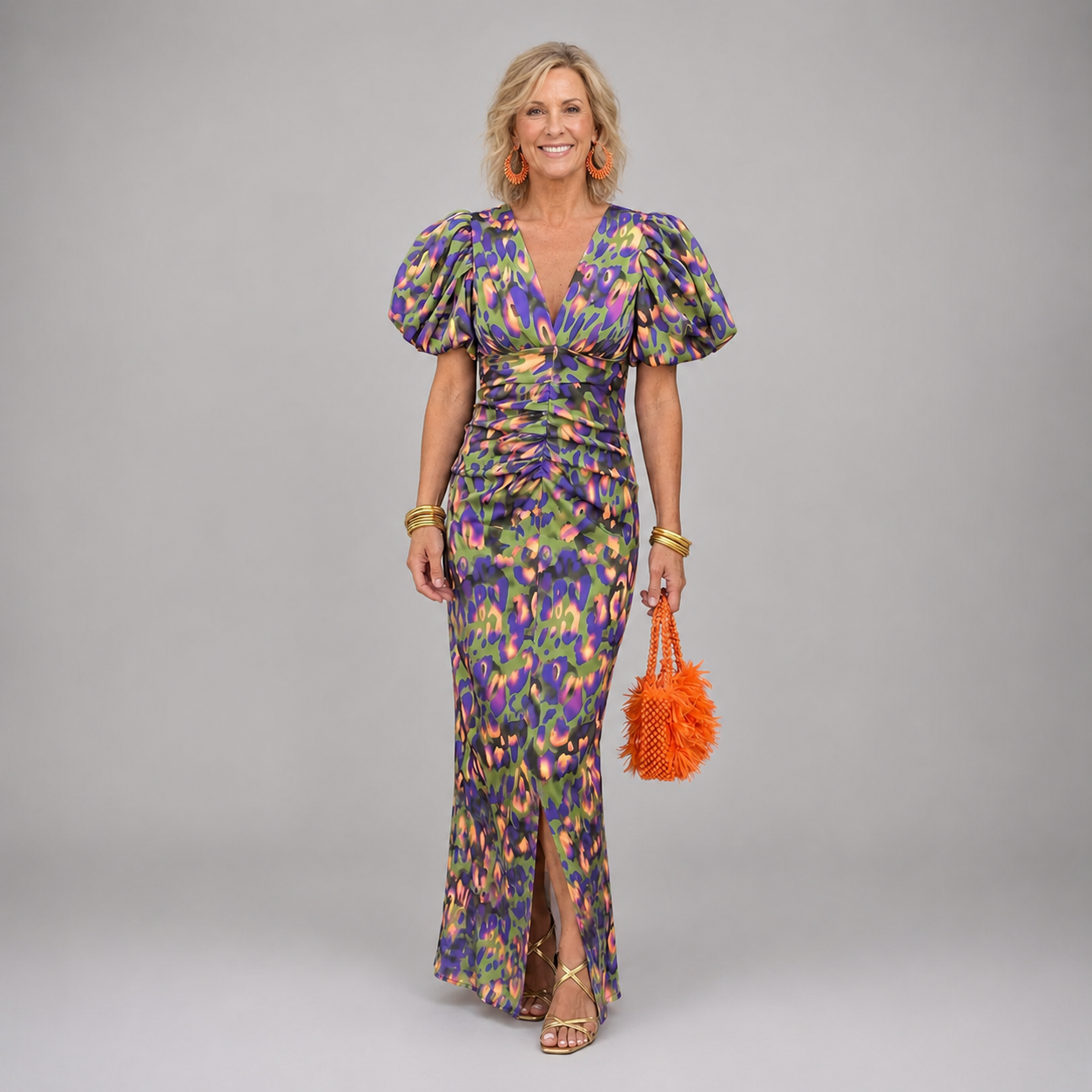 TORA™ – ELEGANT DRESS WITH PLEATED SLEEVES
