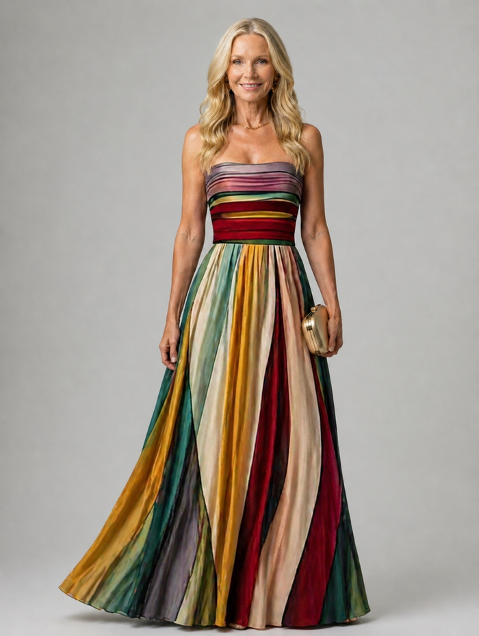 LIORA LONDON™ | EFFORTLESS STRAPLESS A-LINE DRESS