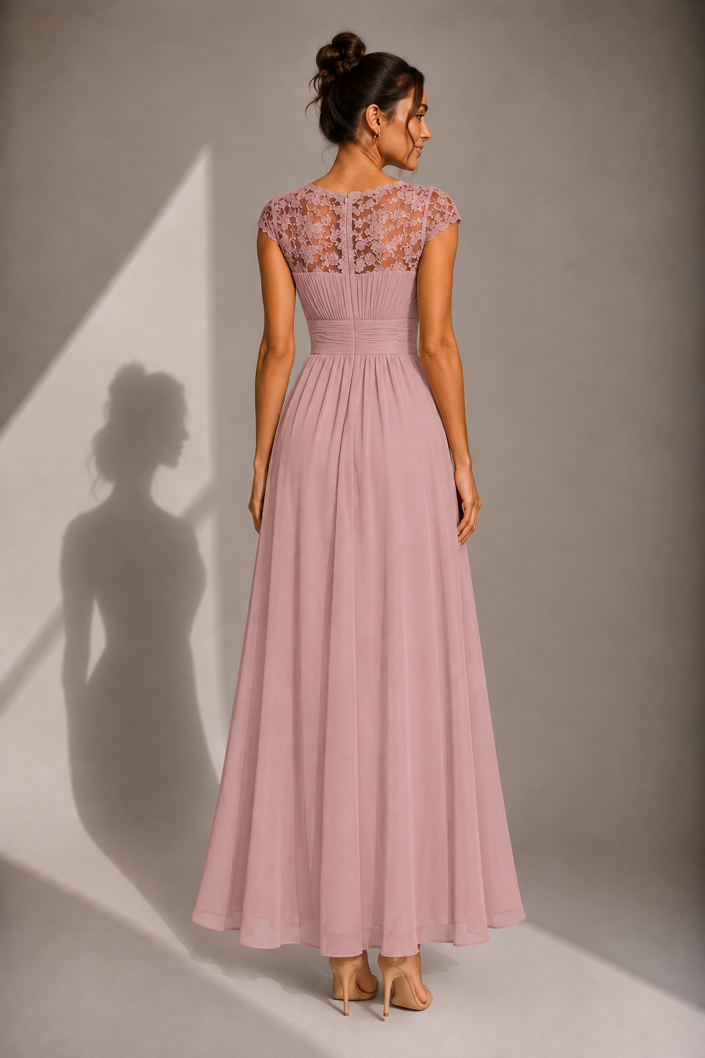 LIORA™ | Lace Bodice Maxi Dress