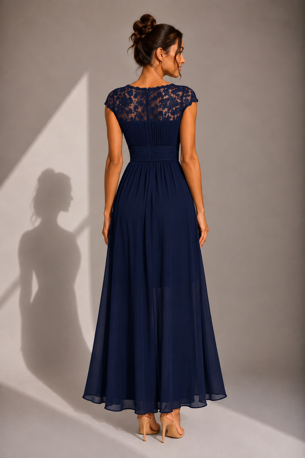 LIORA™ | Lace Bodice Maxi Dress