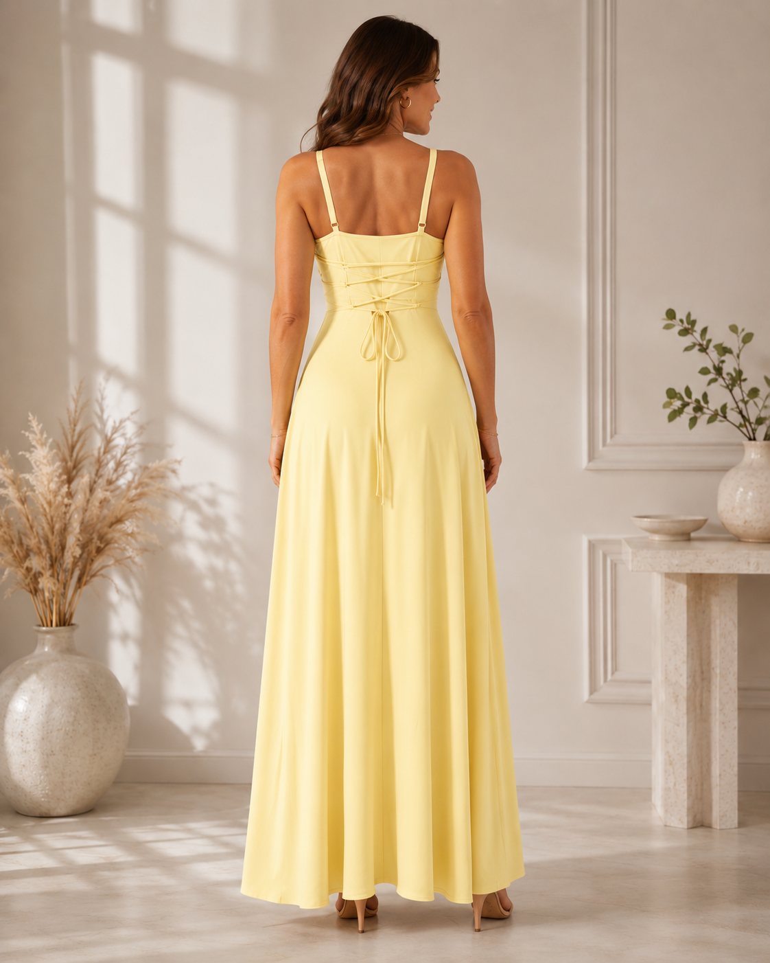 LIORA™ | Cowl-Neck Maxi Dress
