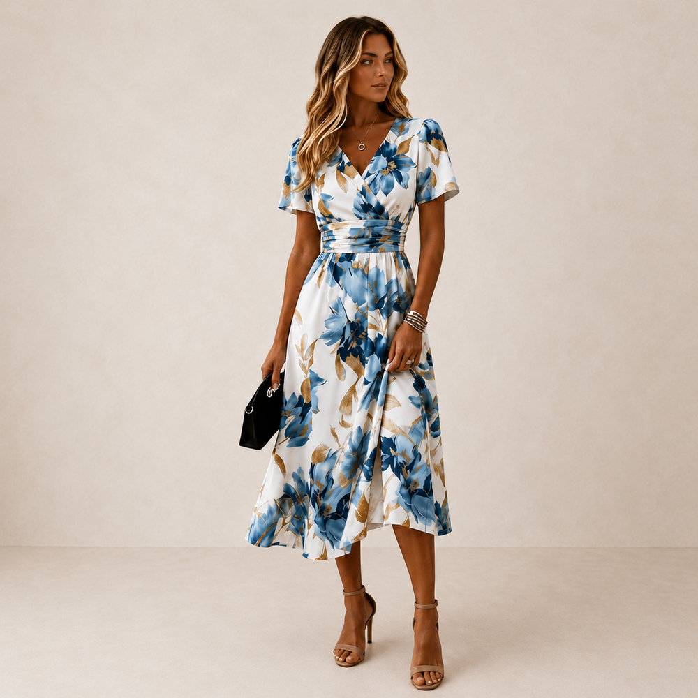 LIORA™ | A-Line Midi Dress