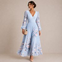 LIORA™ | Puff Sleeve Midi Dress