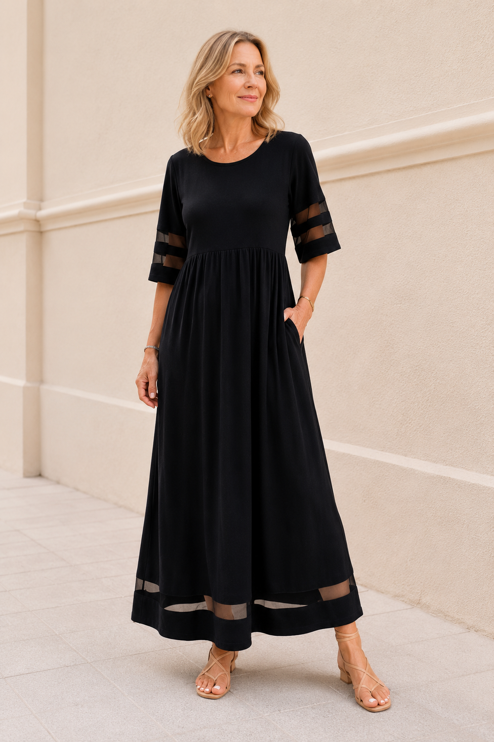 Cerelia | Flattering Tummy-Smoothing Midi Dress