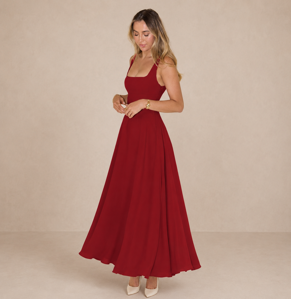 LIORA™ | Classic Midi Dress