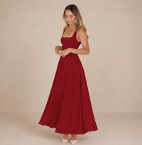 LIORA™ | Classic Midi Dress