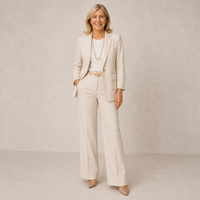 Theodora | Relaxed Single-Button Trouser Suit