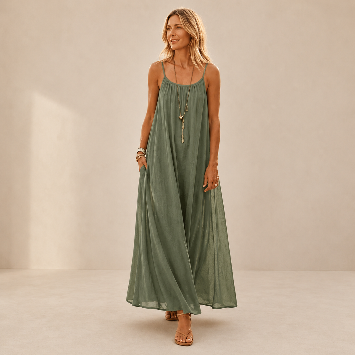 LIORA™ | Feminine Midi Dress
