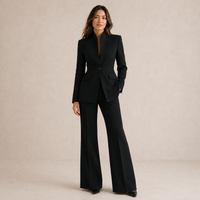 Gwendoline | Tailored Wide-Leg Trouser Suit