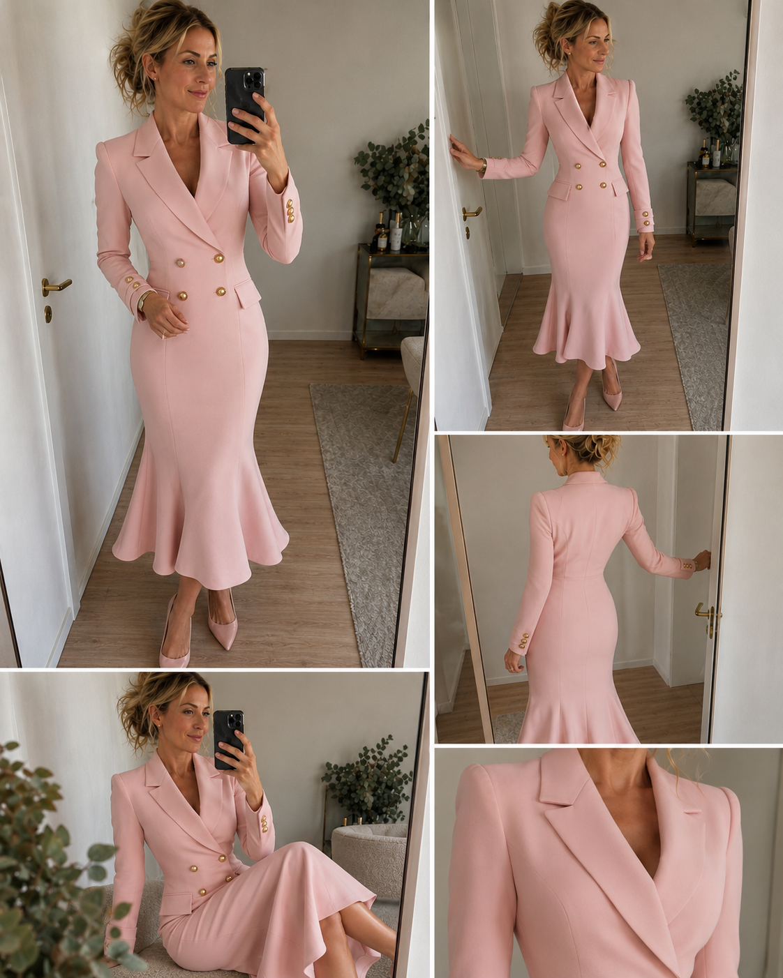 LIORA™ | Blazer Midi Dress