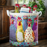 Arianna | Hand-Quilted Laundry Basket