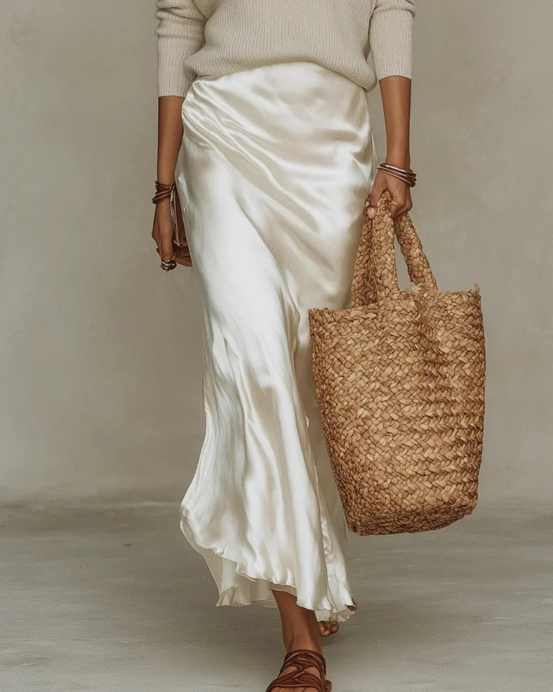 Brisa Midi Dress with Matching Sweater