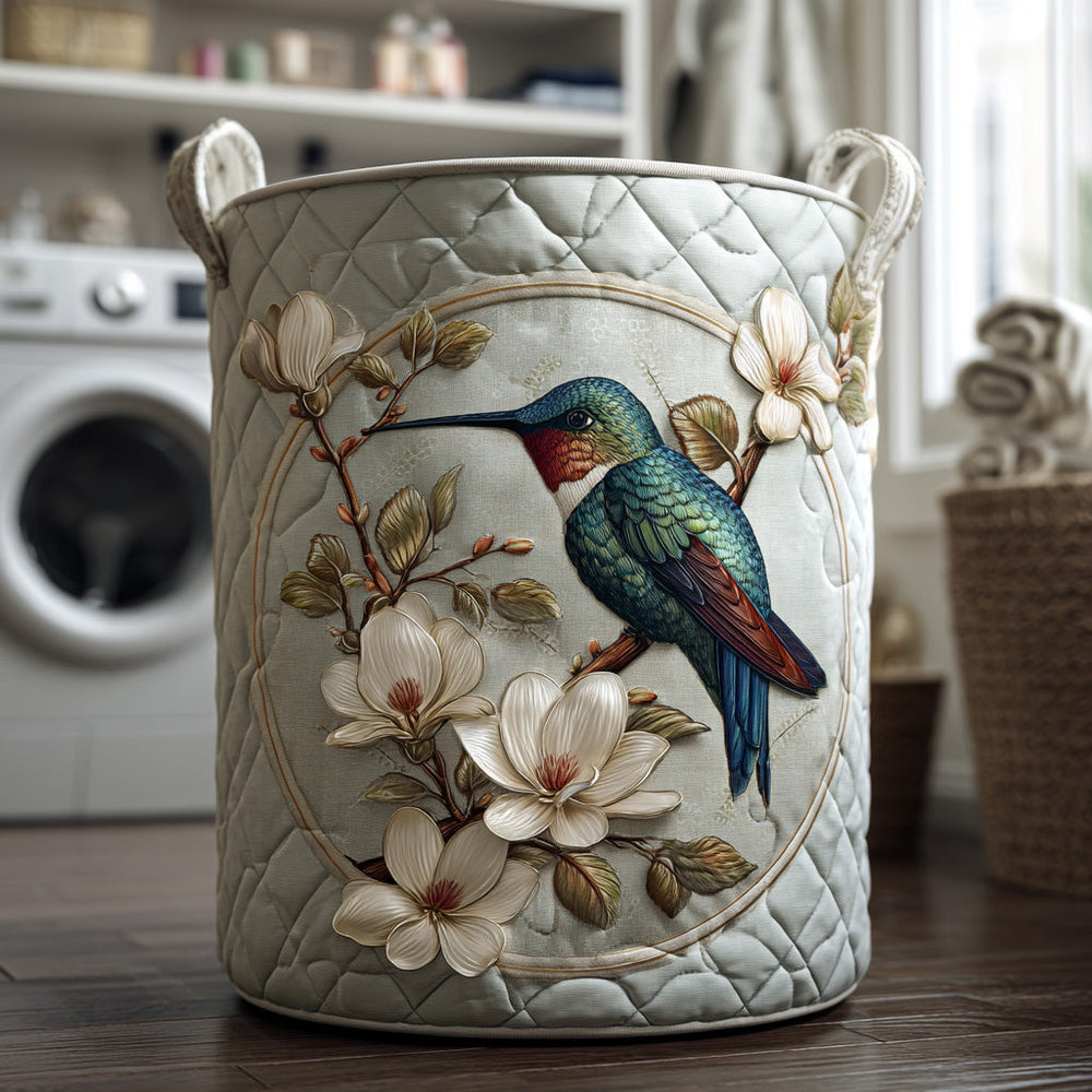 Diana | Hand-Quilted Laundry Basket