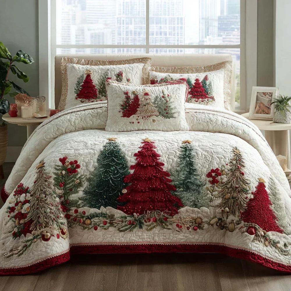 3-Piece Quilted Bedding Set – Winter Wonder