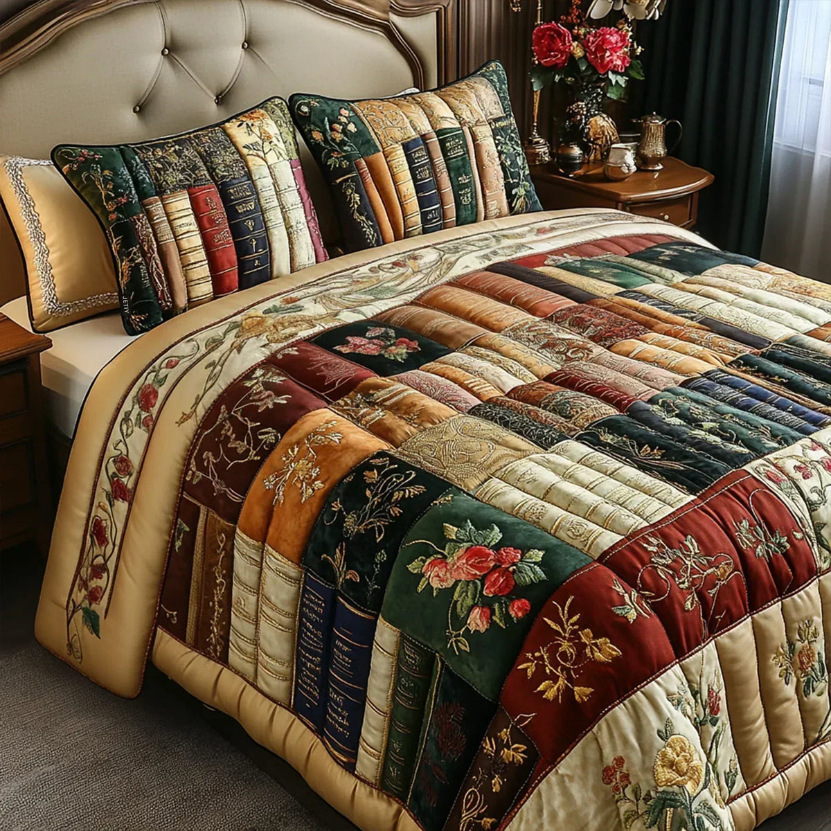 3-Piece Quilted Bedding Set – Reader's Retreat