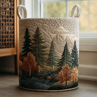 Noemi | Hand-Quilted Laundry Basket