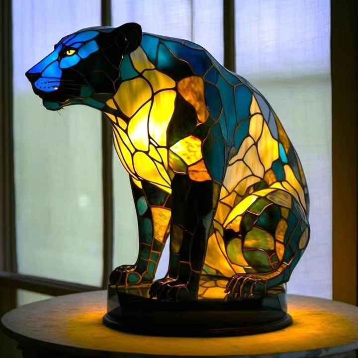 Midnight Panthera Glow Lamp