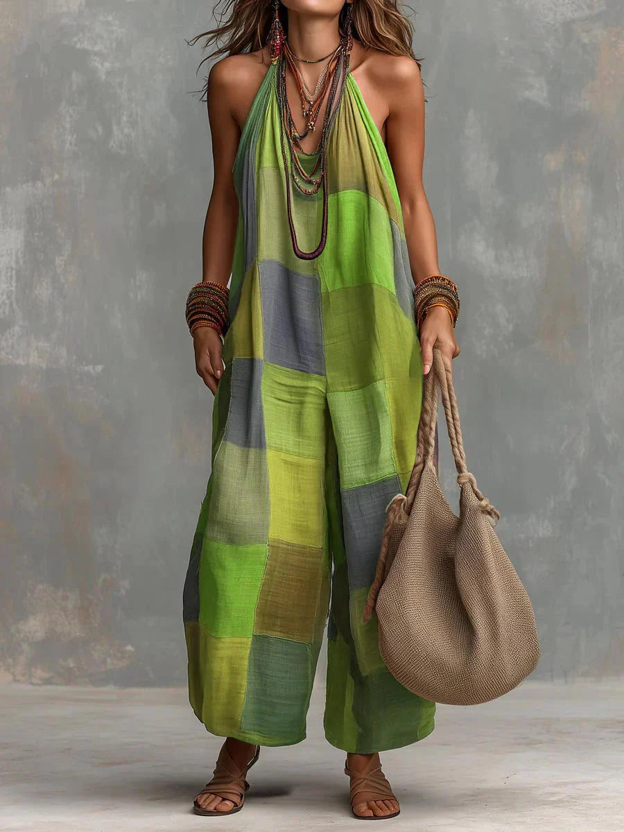 ORIANA | BOHEMIAN PATCHWORK JUMPSUIT