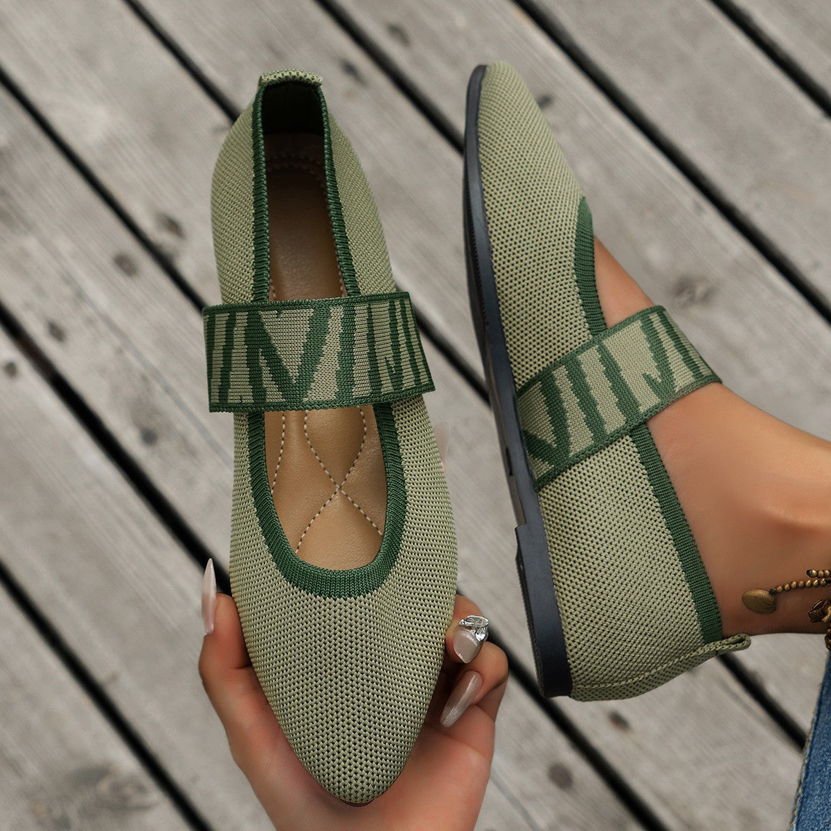 ILYANA | PATTERNED BALLET FLATS