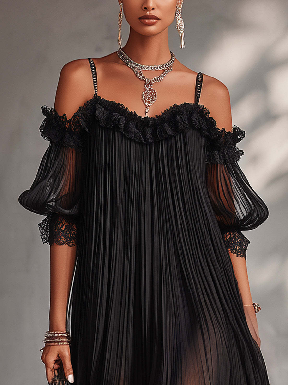 Aurore | V-Neck Maxi Dress
