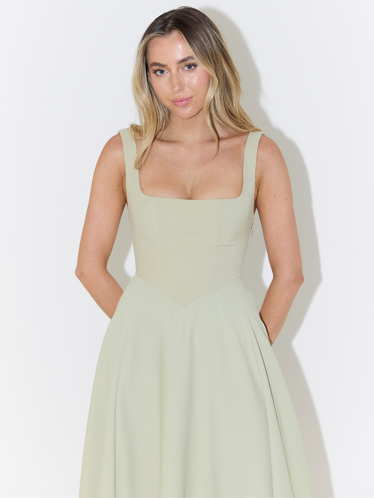 LIORA™ | Classic Midi Dress