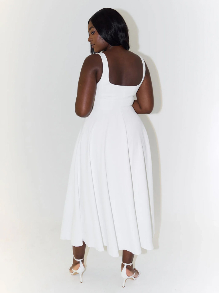 LIORA™ | Classic Midi Dress