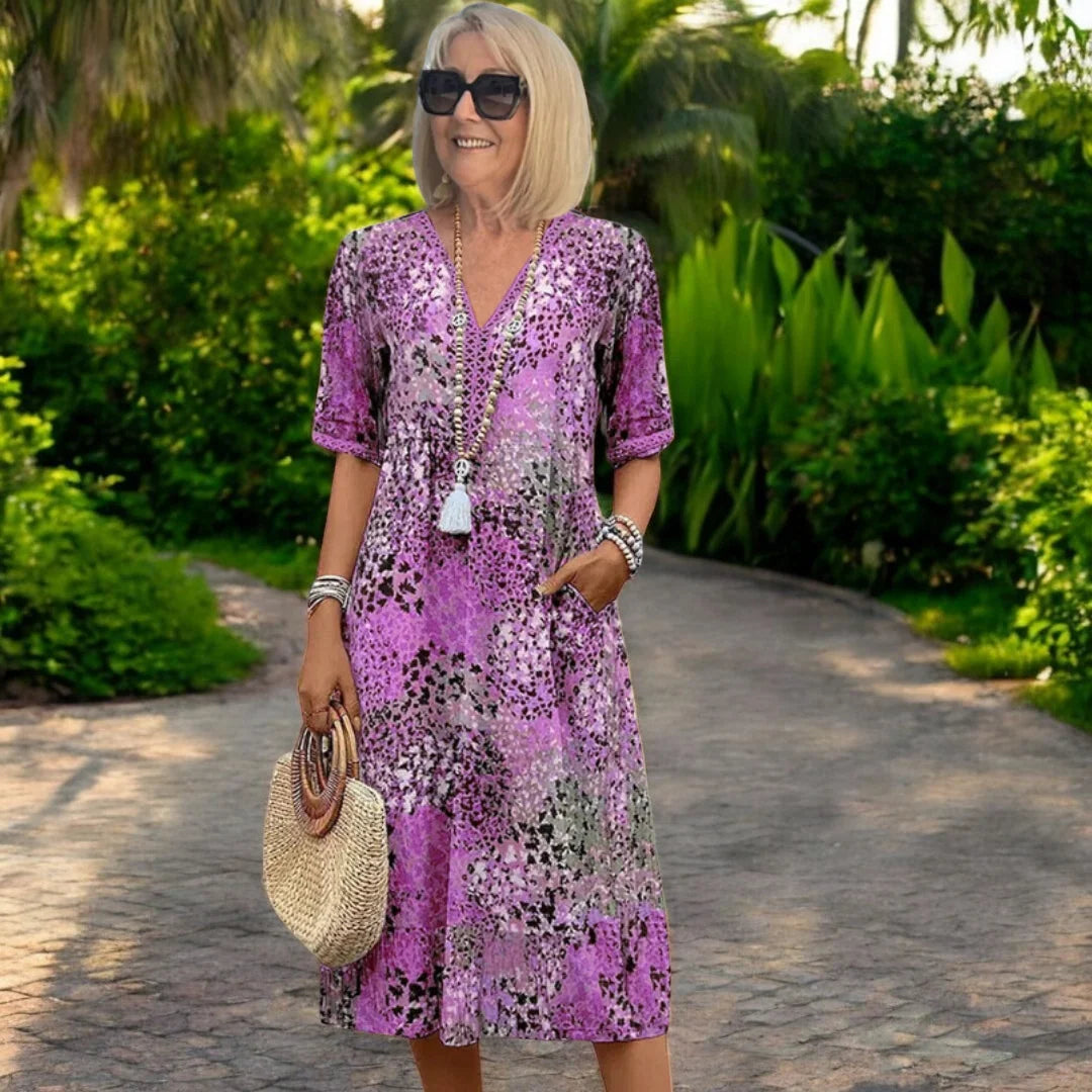 IRIS – LIGHTWEIGHT, FLOWING DRESS WITH A FLATTERING CUT
