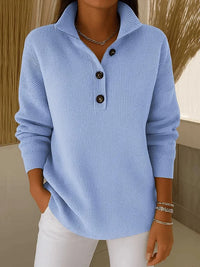 AMPARO | V-NECK POLO JUMPER