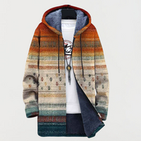 Rowan | Autumn Stripe Hooded Coat
