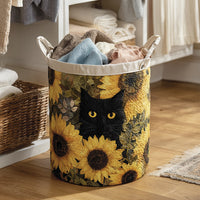 Viola | Hand-Quilted Laundry Basket