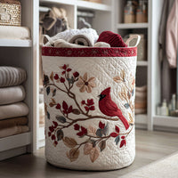 Lucia | Hand-Quilted Laundry Basket