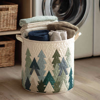 Sabrina | Hand-Quilted Laundry Basket