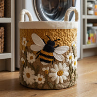 Luigia | Hand-Quilted Laundry Basket
