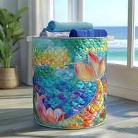 Mattea | Hand-Quilted Laundry Basket