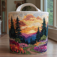 Palmira | Hand-Quilted Laundry Basket