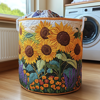 Marisa | Hand-Quilted Laundry Basket
