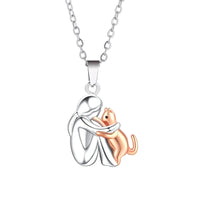 Woman & Cat | Eternal Friendship Necklace