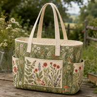 Audrey | Wildflower Quilted Tote Bag