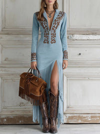 Beatrice | Western Fringe Dress
