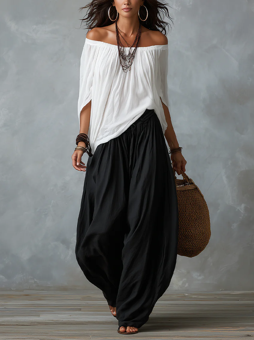Raffaella | Off-Shoulder Two-Piece Set